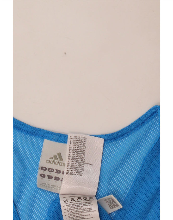 Ανδρικό γραφικό γιλέκο ADIDAS Μικρό Μπλε Πολυεστέρας