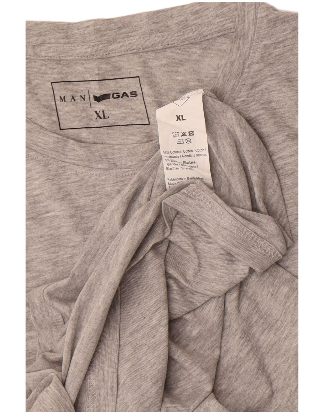 Ανδρικό T-Shirt Gas Top XL Γκρι βαμβακερό
