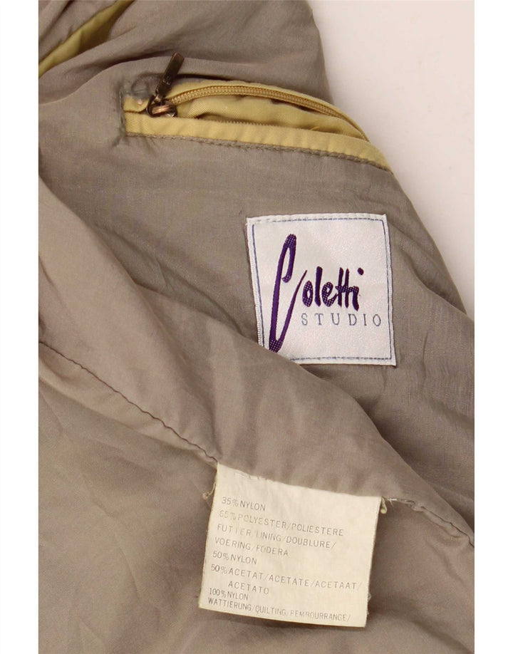 Στούντιο Coletti Ανδρικό Bomber Jacket UK 42 XL Yellow Nylon
