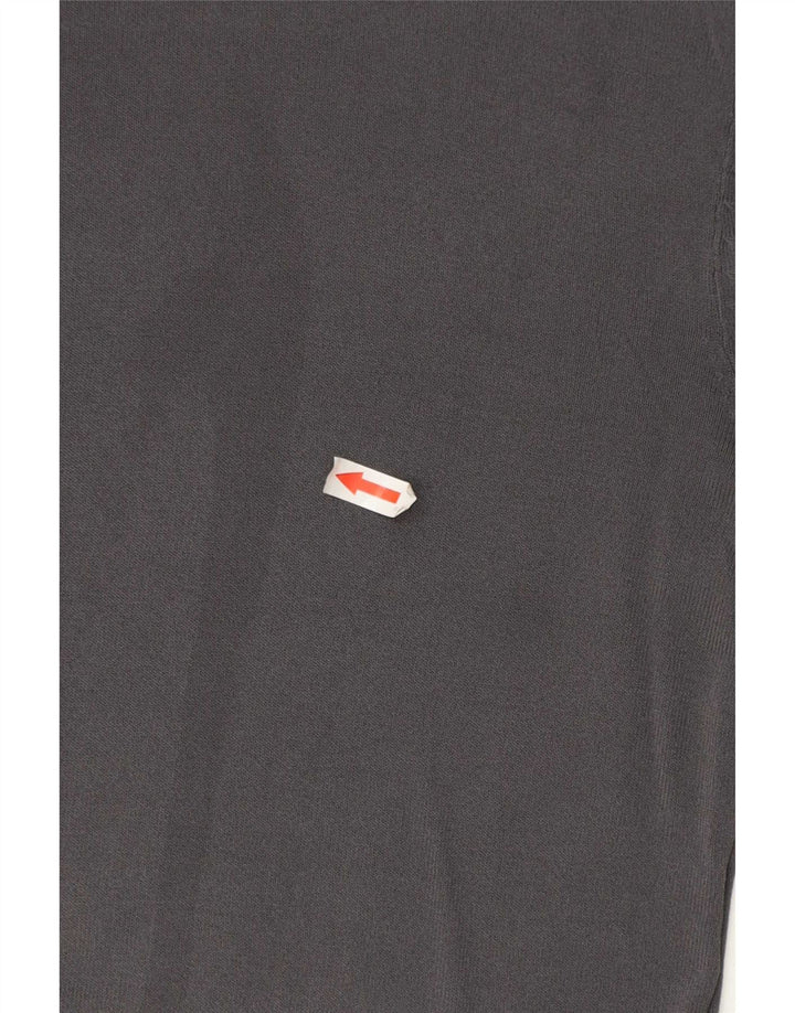 Zara Γυναικείο τοπ μακρυμάνικο UK 10 Small Grey Viscose