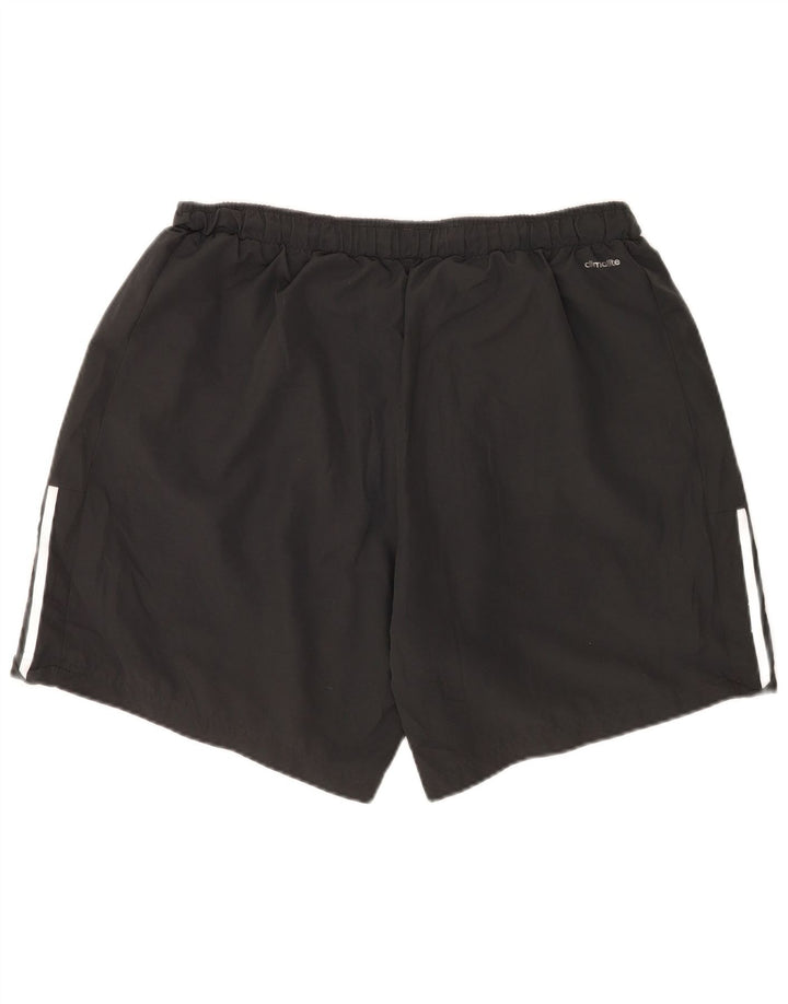 Ανδρικό αθλητικό σορτς Adidas Climalite 2XL σε γκρι πολυεστέρα