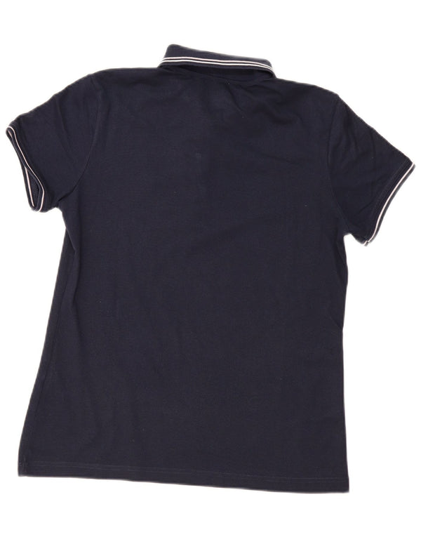 Champion Womens Easy Fit Polo Shirt UK 16 Large Navy Blue από βαμβάκι