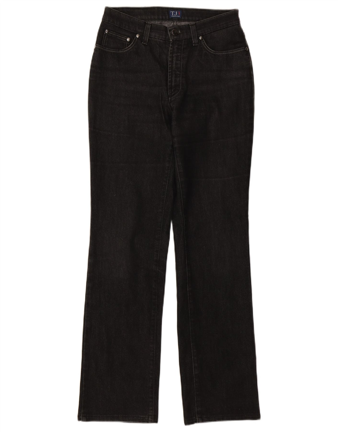 Trussardi Γυναικείο Τζιν μποτάκι W28 L31 Μαύρο βαμβακερό