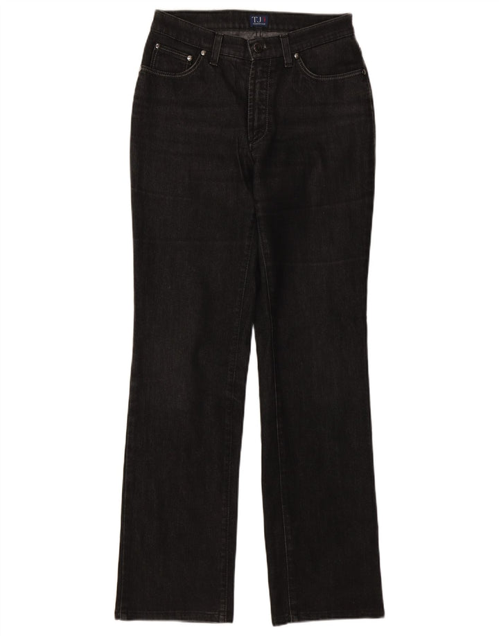 Trussardi Γυναικείο Τζιν μποτάκι W28 L31 Μαύρο βαμβακερό