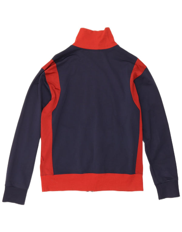 Γυναικεία αθλητική φόρμα Converse Top Jacket UK 16 Large Navy Blue Colourblock