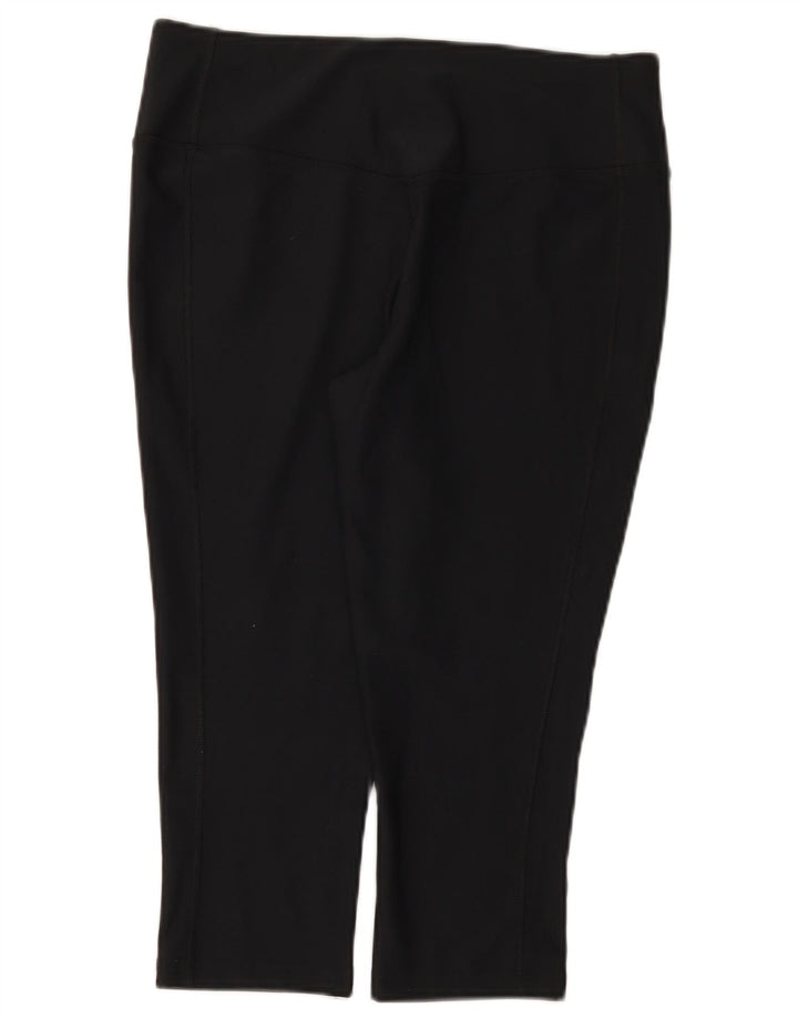 Γυναικείο κολάν Nike Dri Fit Capri UK 14 Μεγάλο μαύρο πολυεστέρα