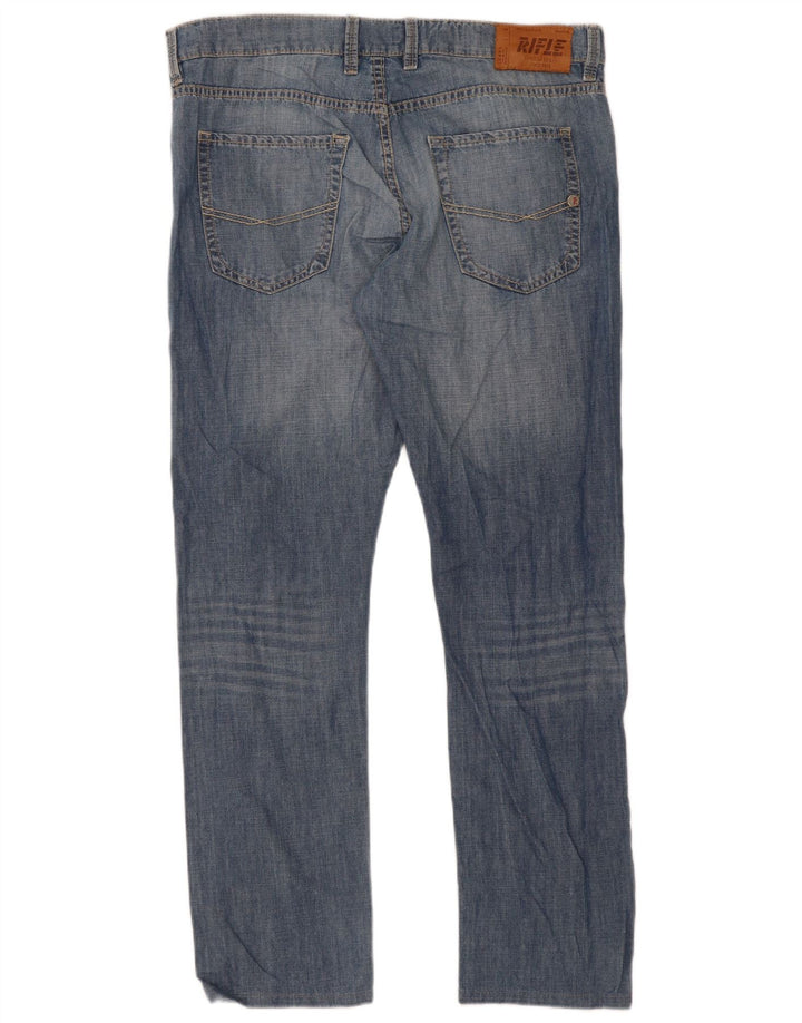 Rifle Ανδρικό Slim Jeans W36 L31 Μπλε Βαμβακερό