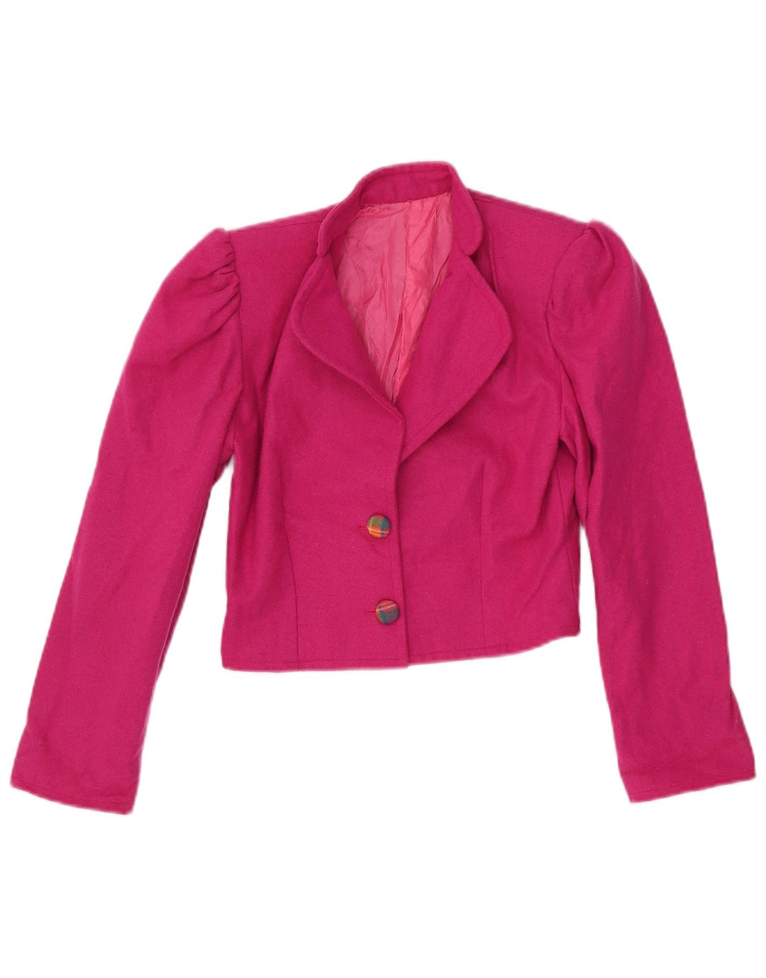 VINTAGE Γυναικείο σακάκι blazer 2 κουμπιών UK 6 XS Pink