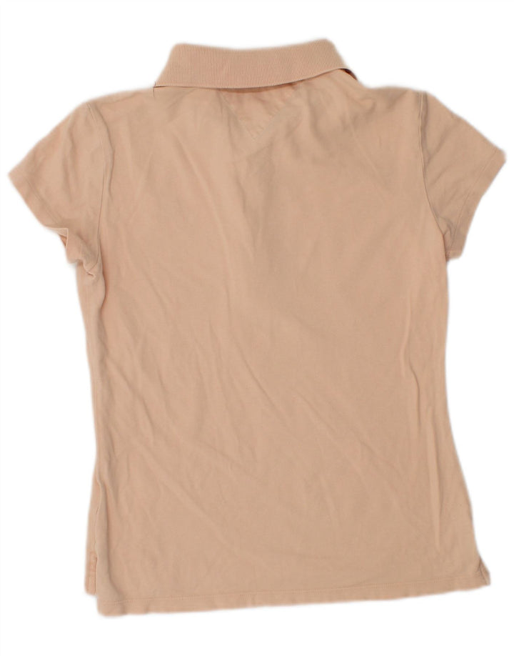 Tommy Hilfiger γυναικείο μπλουζάκι πόλο UK 12 Medium Orange