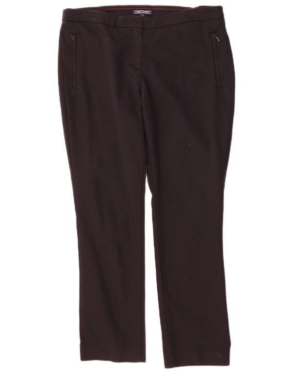 Tommy Hilfiger Γυναικείο λεπτό παντελόνι Chino US 10 Large W34 L28 Μαύρο νάιλον