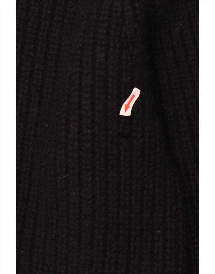 The Sweater Shop Ανδρικό Boat Neck Jumper Medium Black New Wool