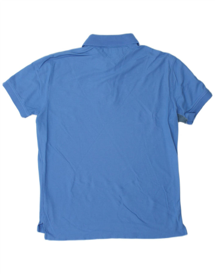 TOMMY HILFIGER Ανδρικό μπλουζάκι πόλο με κανονική εφαρμογή, μεγάλο μπλε