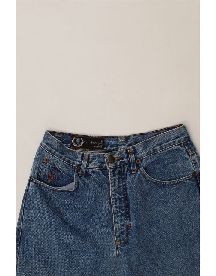 ROCCOBAROCCO Womens Tapered Jeans W28 L28 Blue Cotton Vintage Roccobarocco and Second-Hand Roccobarocco from Messina Hembry 