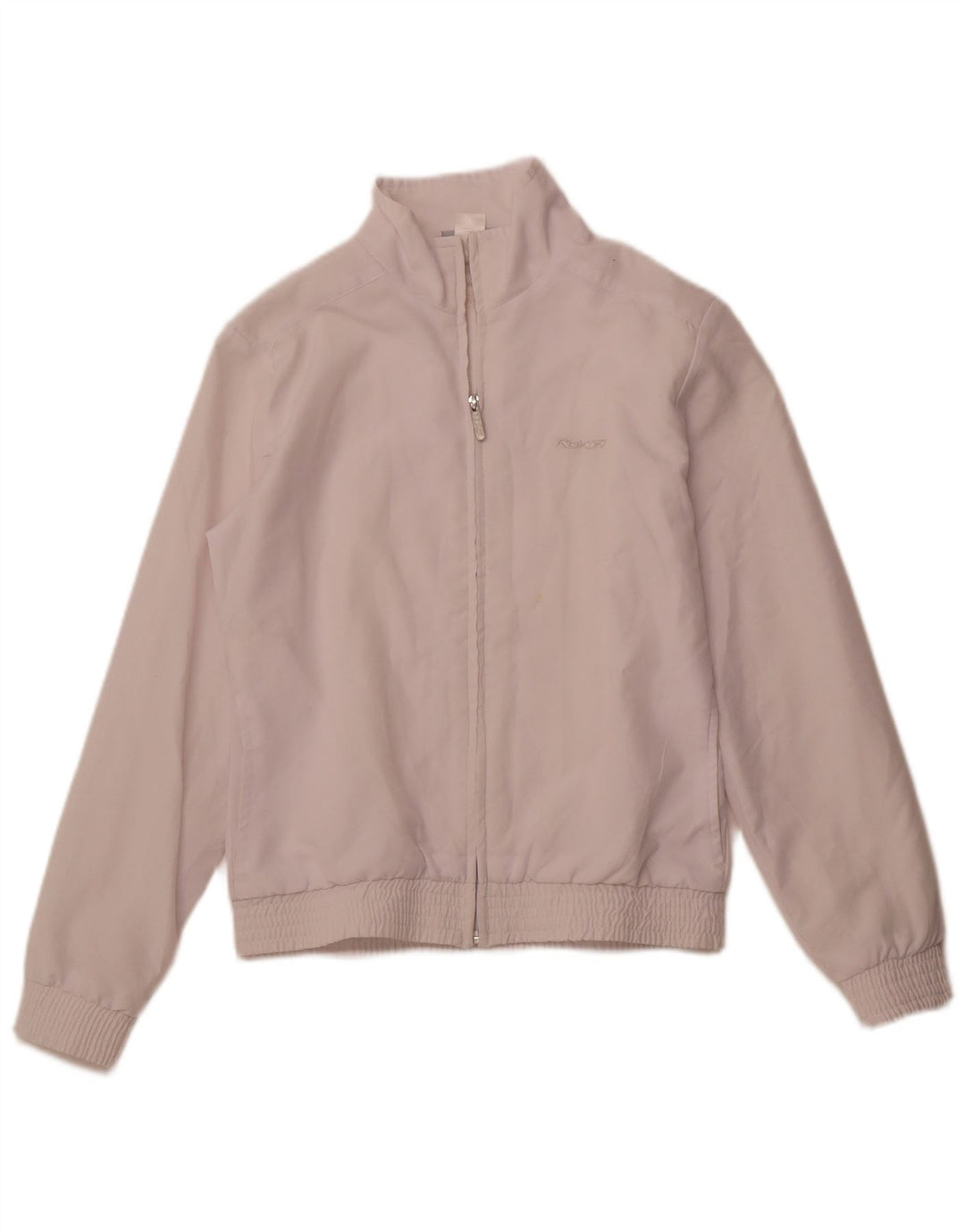 Γυναικεία αθλητική φόρμα REEBOK Top Jacket UK 12 Medium White Polyester