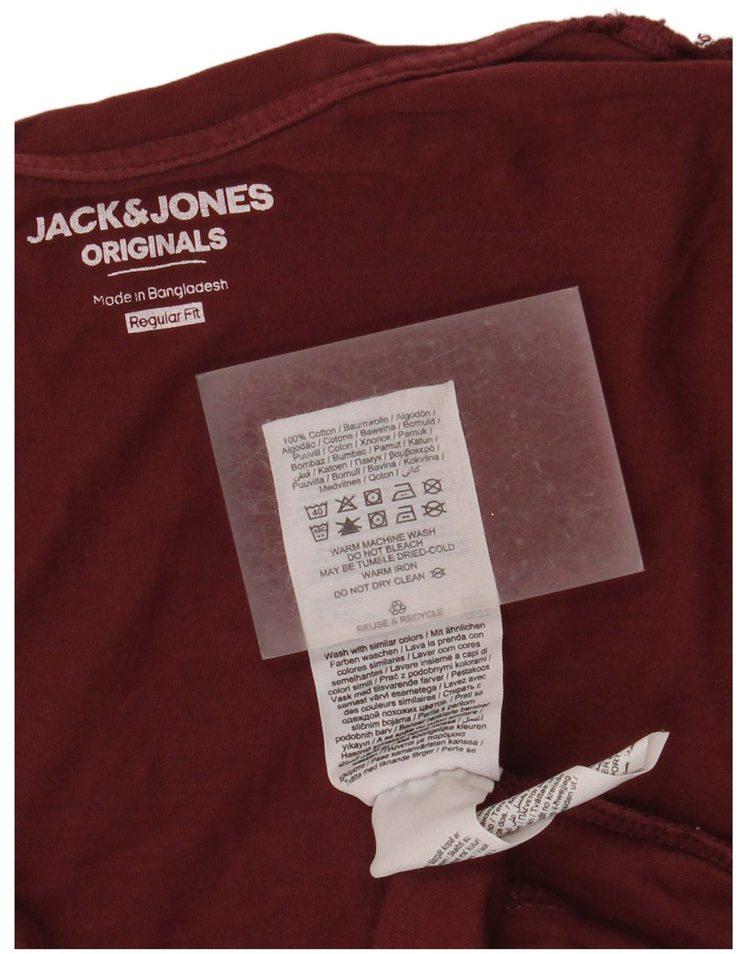 Jack & Jones Ανδρικό μπλουζάκι με κανονική εφαρμογή γραφικό μπλουζάκι από μικρό βαμβακερό βαμβάκι