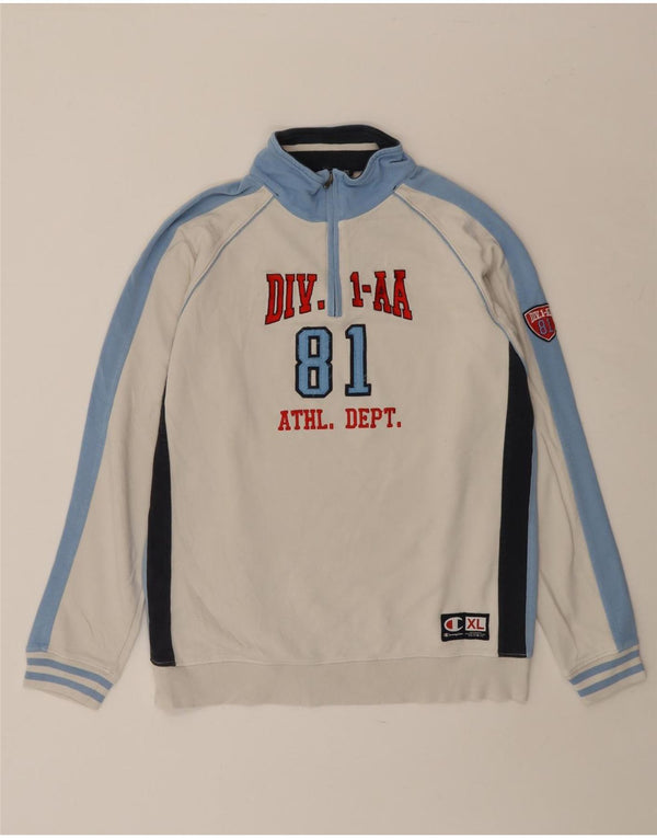 CHAMPION Γραφικό φούτερ για αγόρια 13-14 ετών XL λευκό χρώμα