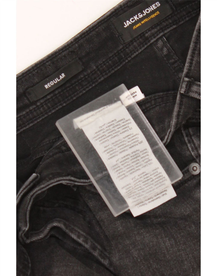 Ανδρικό κανονικό τζιν σορτς JACK & JONES W30 μεσαίο μαύρο βαμβακερό