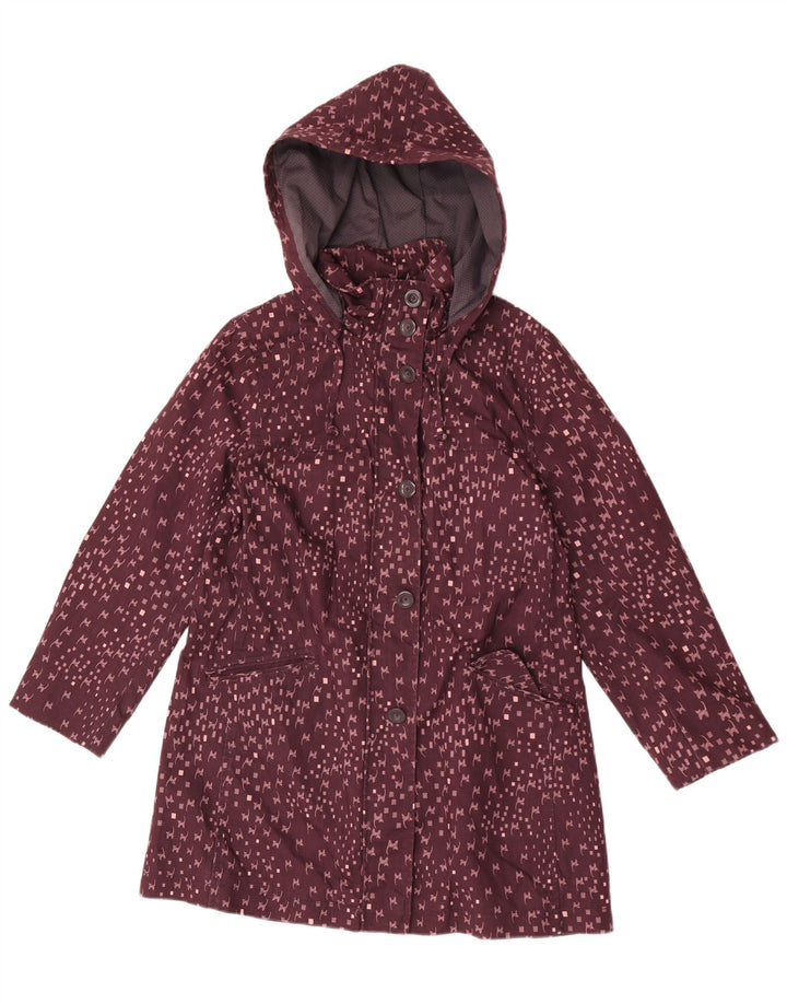 White Stuff Γυναικείο Αδιάβροχο UK 12 Medium Burgundy Cat