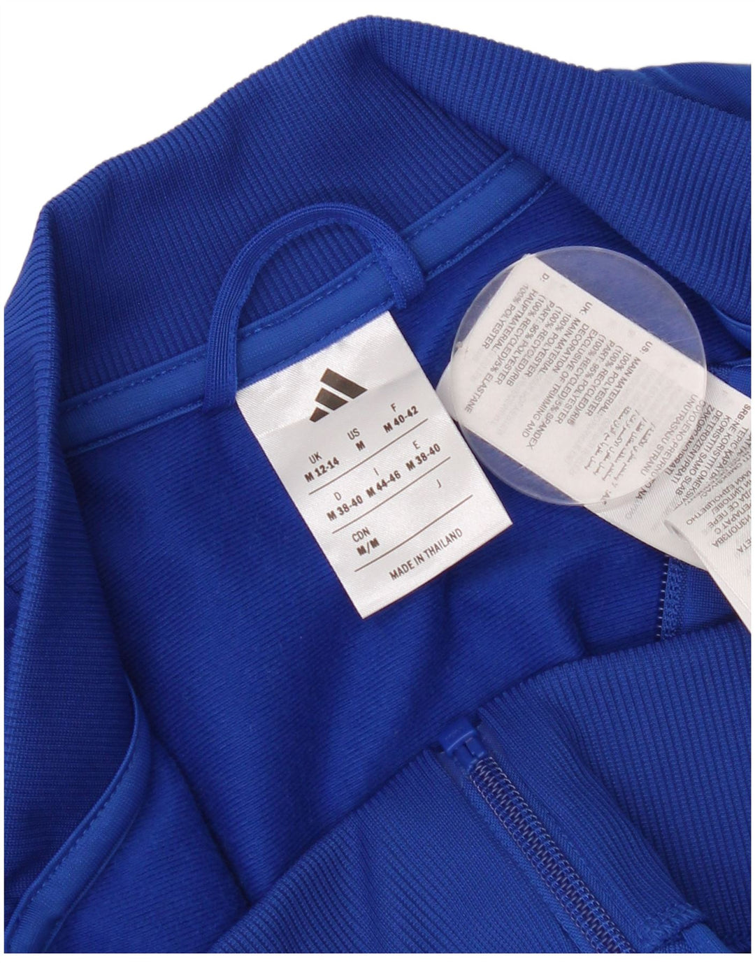 Adidas Boys αθλητική φόρμα τοπ μπουφάν 12-13 ετών μπλε πολυεστέρα