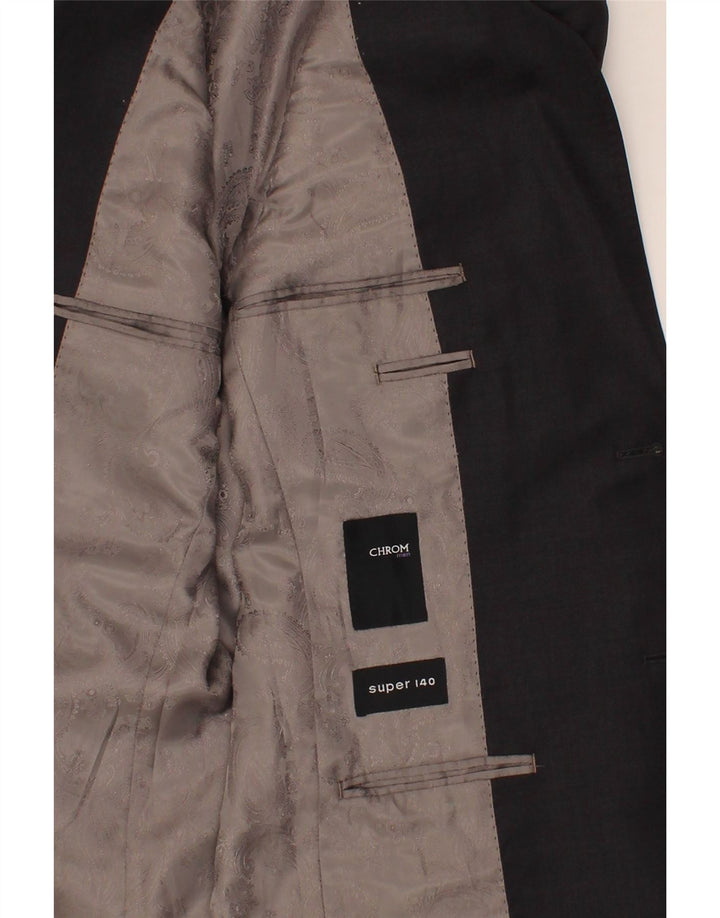 CHROM Ανδρική φόρμα 2 κουμπιών UK 38 Medium W32 L30 Μαύρο