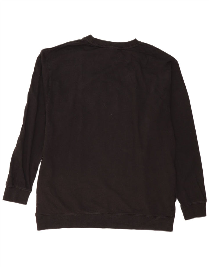 MOSSIMO Ανδρικό γραφικό φούτερ Jumper XL Μαύρο βαμβακερό