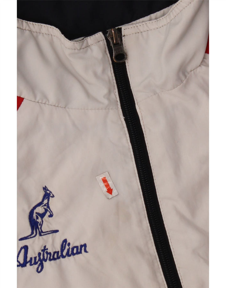 AUSTRALIAN L'ALPINA Ανδρική φόρμα Ιταλίας Top Jacket XS White Colourblock