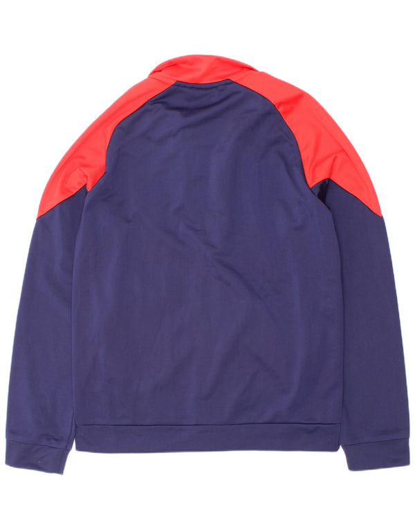 Puma Boys Graphic αθλητική φόρμα Top μπουφάν 11-12 ετών Navy Blue Colorblock