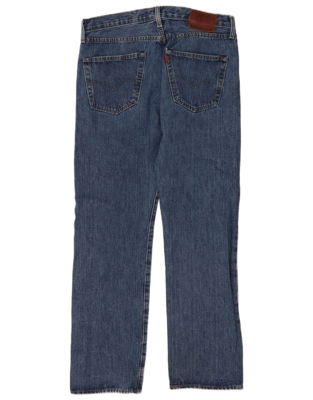 Levi's Mens 501 Straight Jeans W34 L32 Blue Cotton