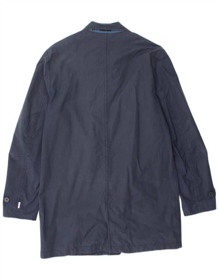 Ανδρικό παλτό αντιανεμικό TIMBERLAND UK 38 Medium Navy Blue Cotton