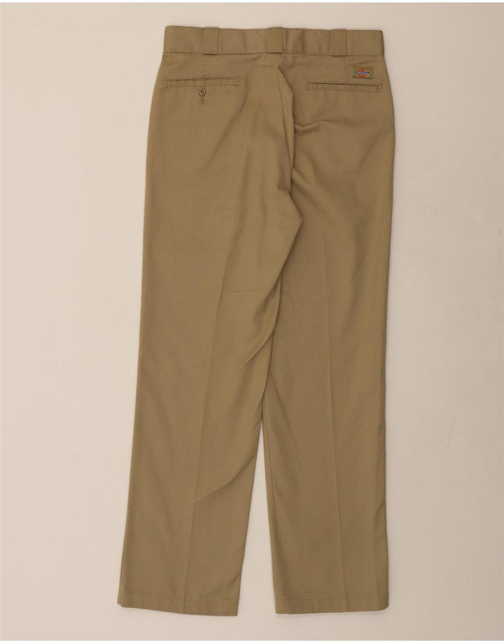 DOCKERS Ανδρικό ίσιο παντελόνι Chino W32 L32 Χακί Βαμβακερό