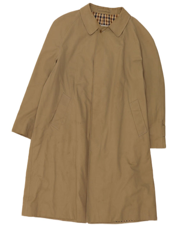 Aquascutum Ανδρική καμπαρντίνα UK 44 2XL Χακί Βαμβακερό
