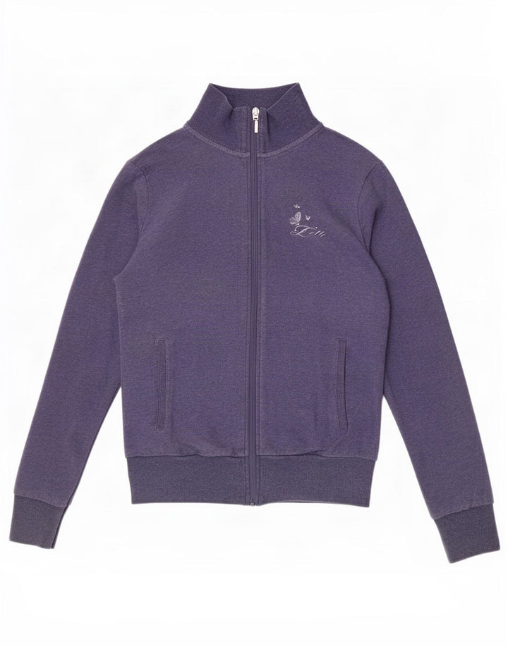 Γυναικεία αθλητική φόρμα Lotto Top Jacket UK 10 Small Blue Cotton