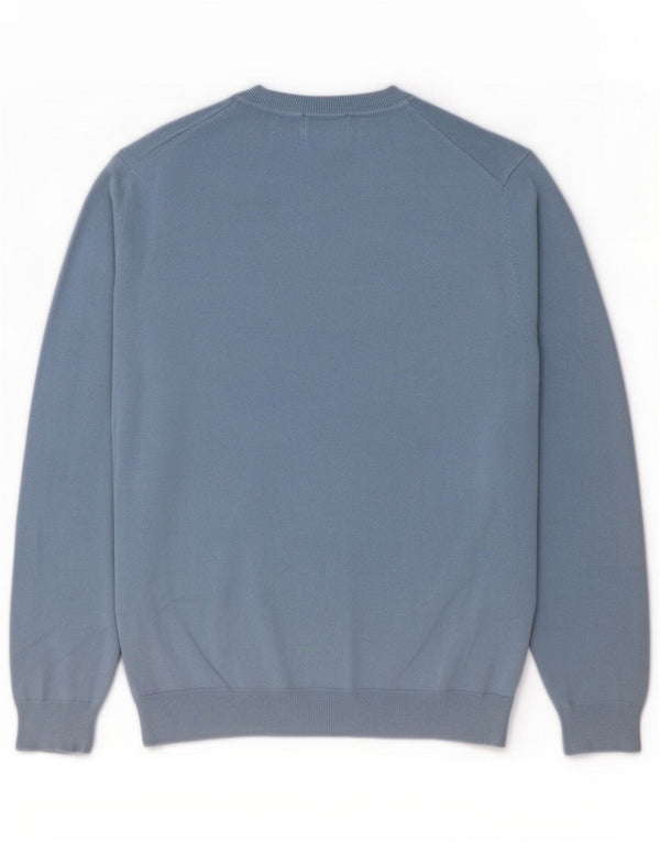 Ανδρικό πουλόβερ Superdry Crew Neck Jumper 2XL Μπλε βαμβακερό