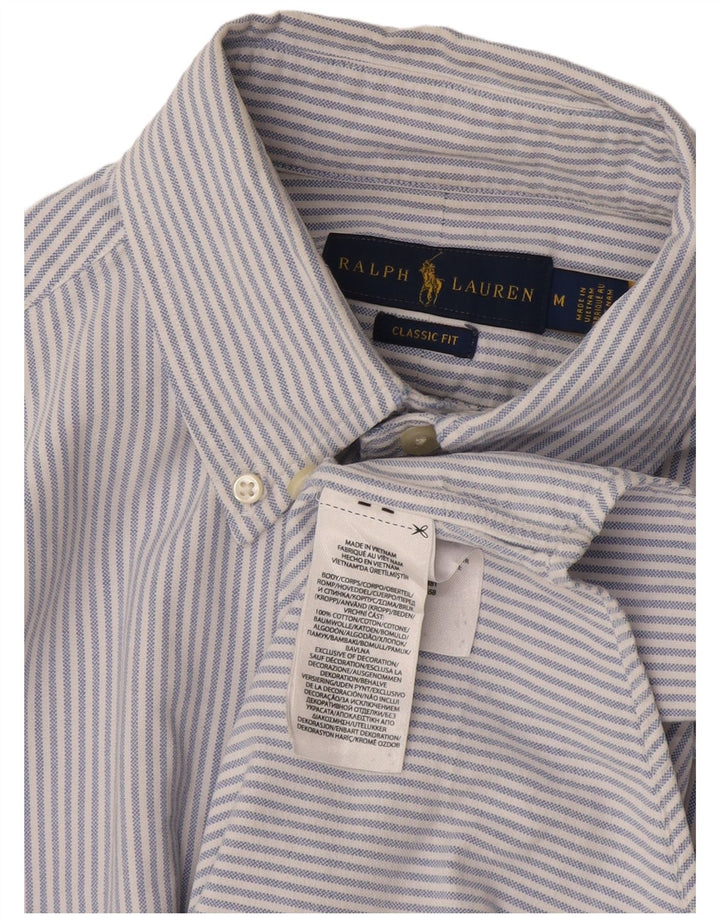 Ανδρικό πουκάμισο Ralph Lauren Classic Fit Βαμβακερό μεσαίο μπλε ριγέ