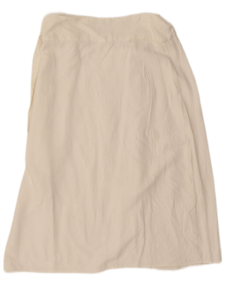 Zara Γυναικεία Φούστα Wrap Medium W28 Λευκή