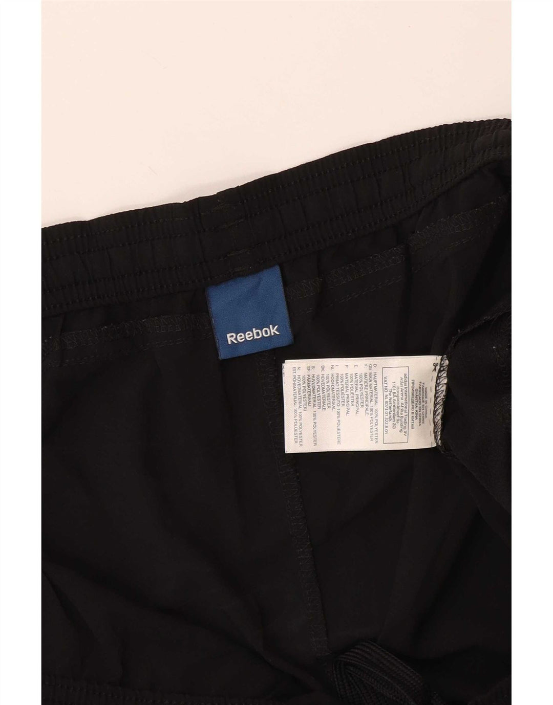 Ανδρικό αθλητικό σορτς Reebok XL μαύρο πολυεστέρα