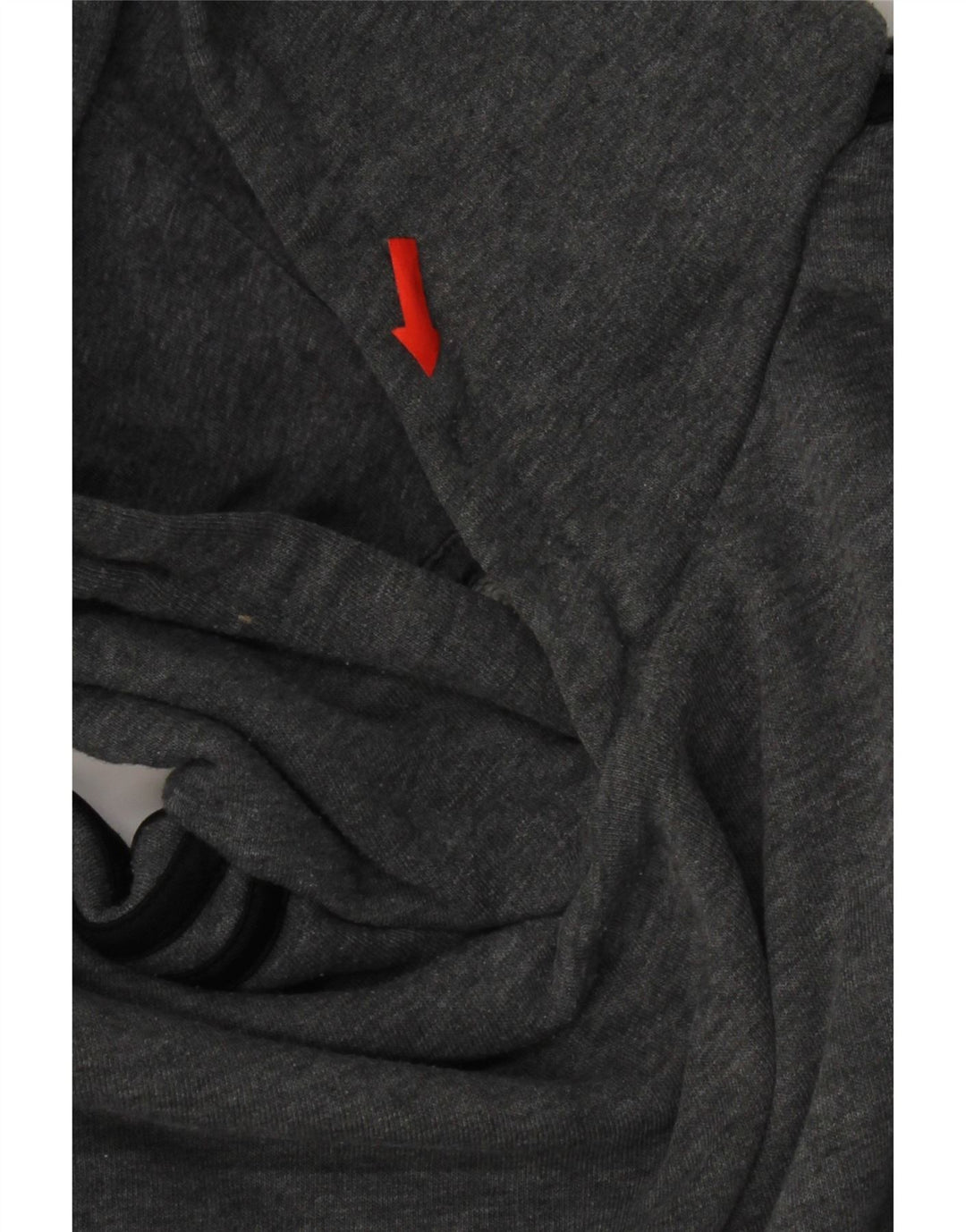 Adidas Ανδρικό Hoodie Jumper Μικρό γκρι βαμβακερό
