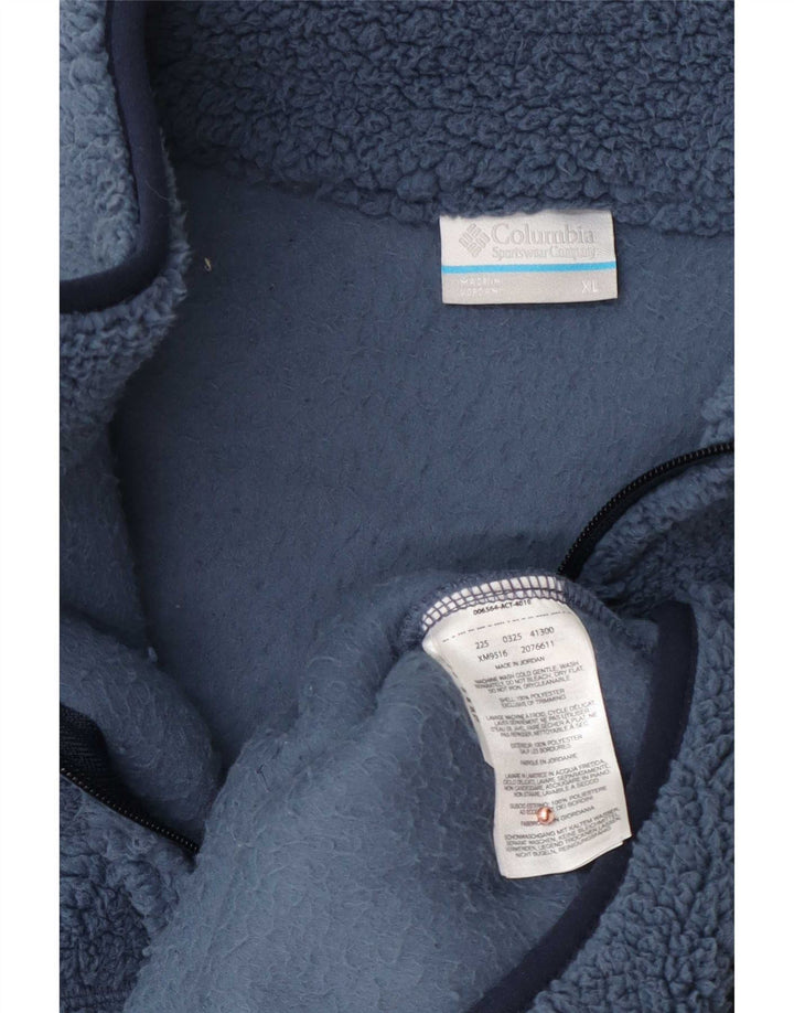 Columbia Ανδρικό Fleece Jacket UK 42 XL Blue Polyester