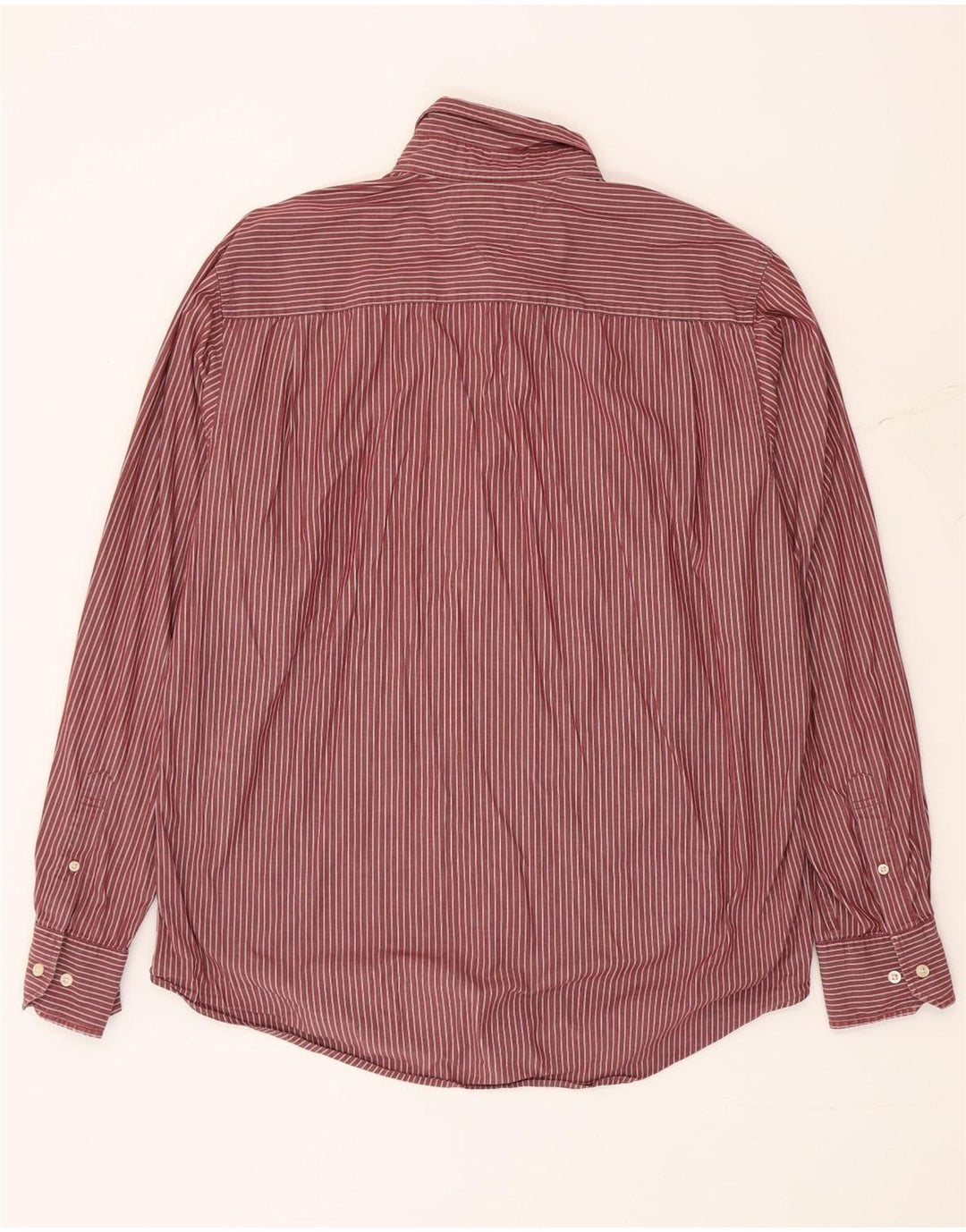Ανδρικό πουκάμισο Tommy Hilfiger Custom Fit Μεγάλο κόκκινο pinstripe