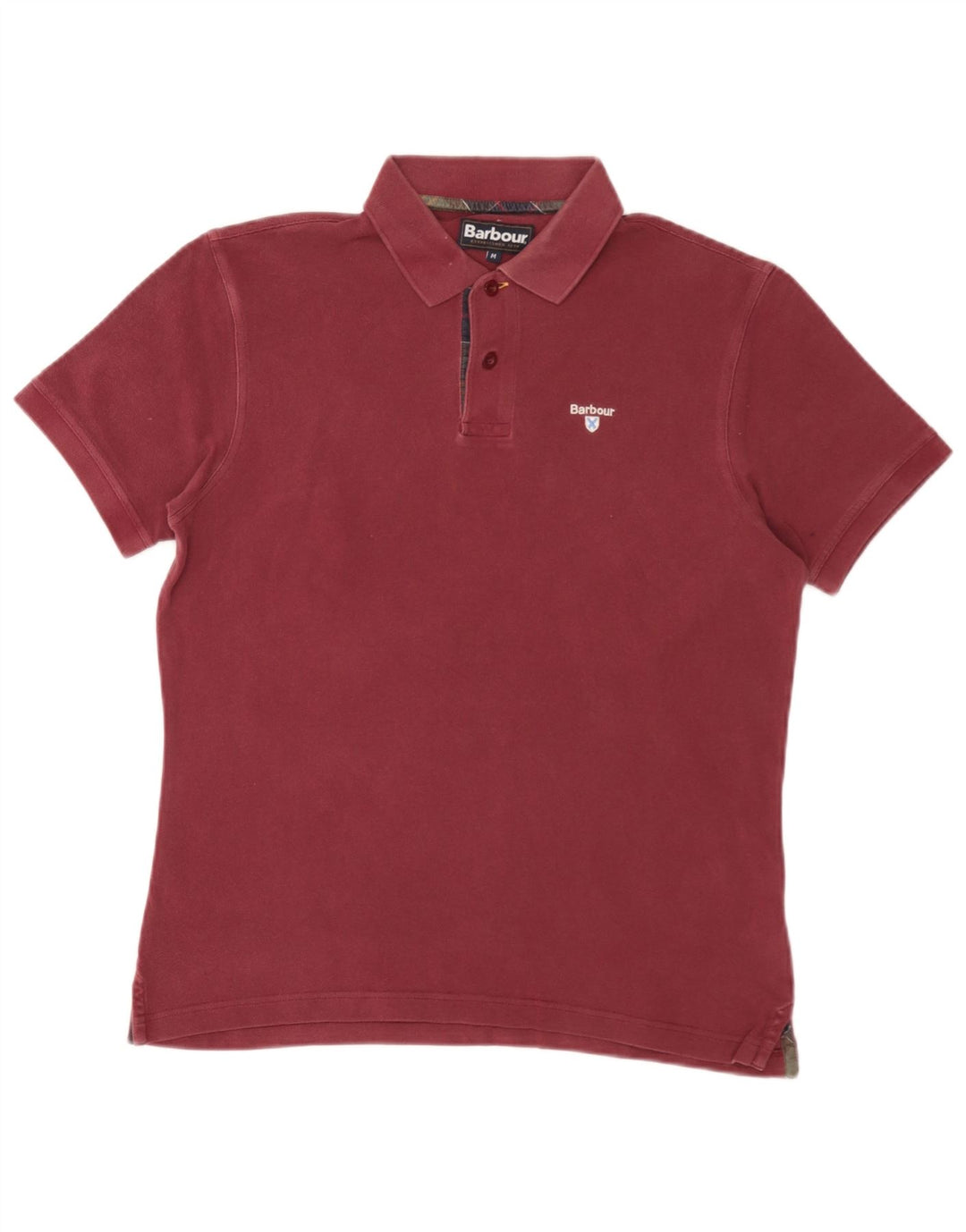 Ανδρικό μπλουζάκι πόλο Barbour, μεσαίο μπορντό