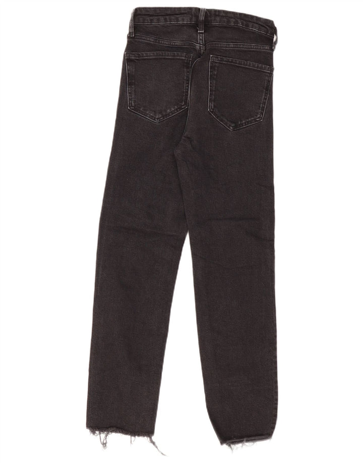 ZARA Γυναικείο ψηλόμεσο τζιν EU 36 XS W26 L27 Μαύρο