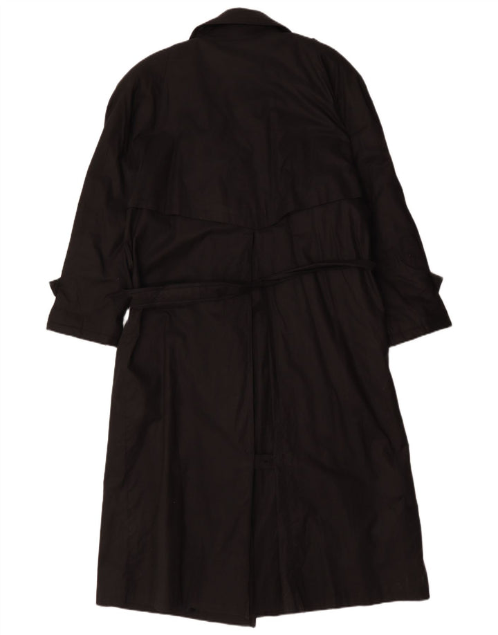 Vintage Γυναικεία Oversized Καμπαρντίνα UK 16 Large Μαύρο