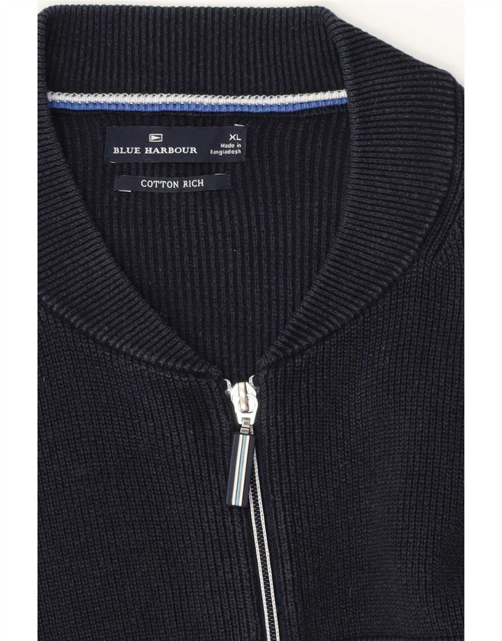 Ανδρική ζακέτα Blue Harbour XL Navy Cotton