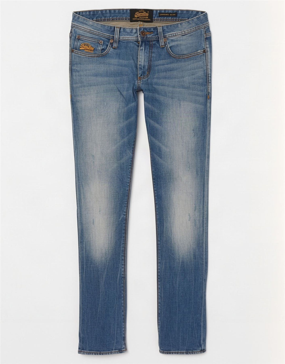 Ανδρικό τζιν Superdry Corporal Distressed Slim W31 L32 Μπλε βαμβακερό