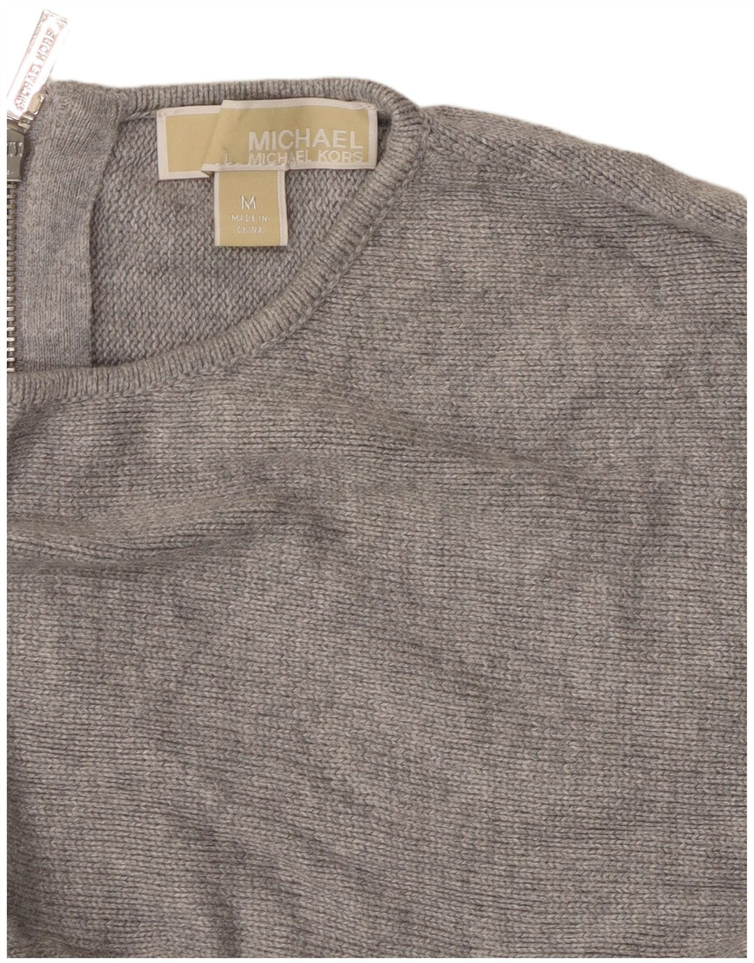 MICHAEL KORS Γυναικείο πουλόβερ με λαιμόκαυστο UK 14 Medium Grey