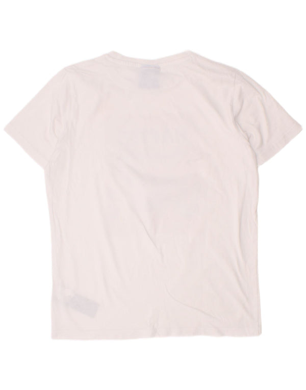 Kappa Boys Graphic T-Shirt Top 11-12 Years White Cotton