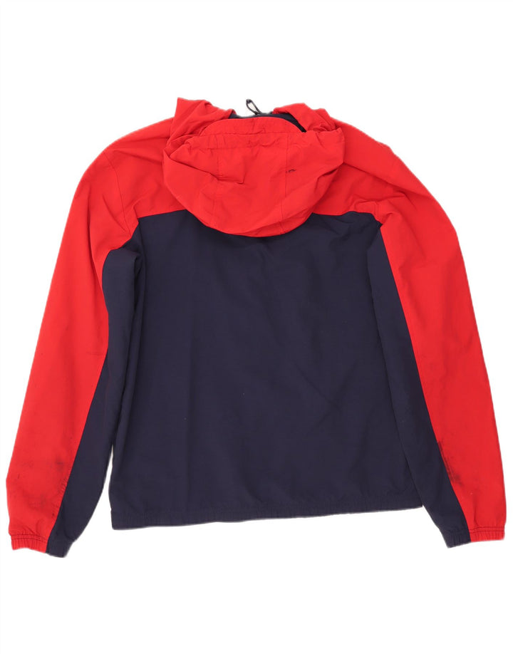 FILA Ανδρικό μπουφάν βροχής με κουκούλα UK 40 Μεγάλο Μπλε Χρώμα Πολυαμίδιο