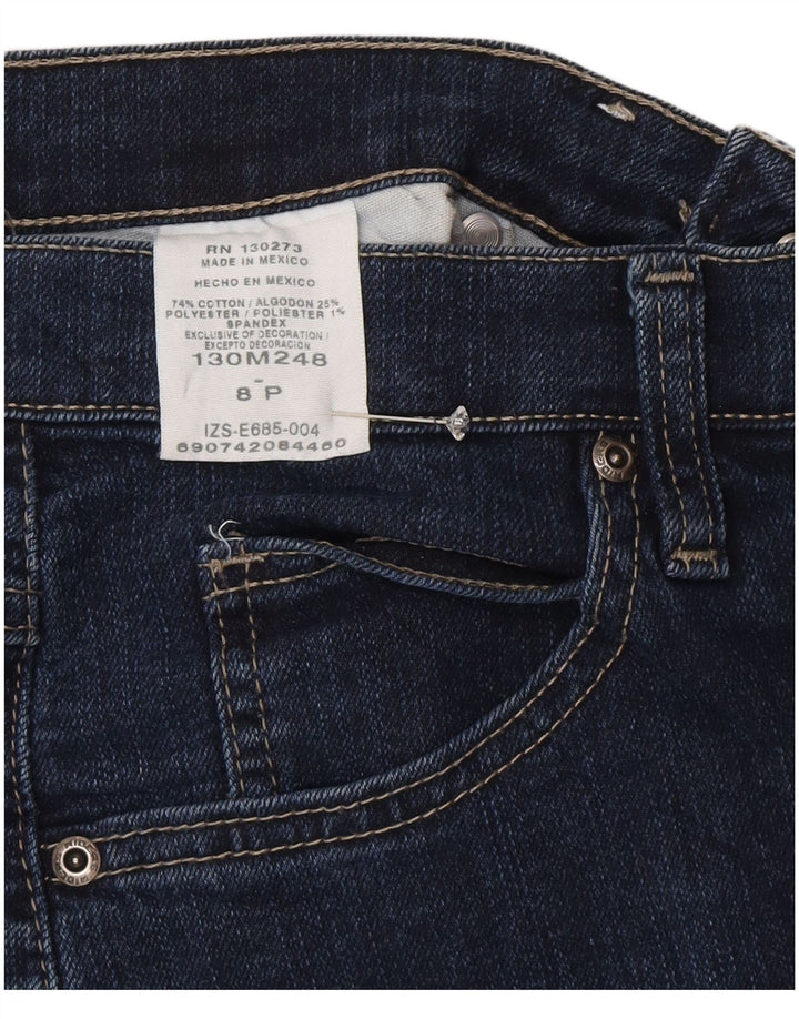 Lee Γυναικείο Straight Jeans US 8 Medium W28 L30 Navy Blue Cotton