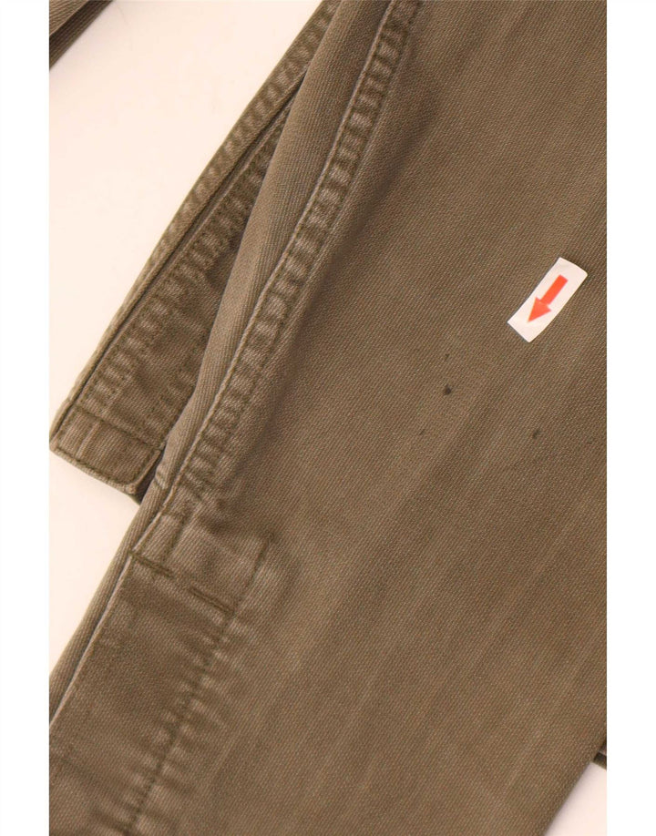 Vintage γυναικείο στρατιωτικό πουκάμισο UK 10 Small Khaki