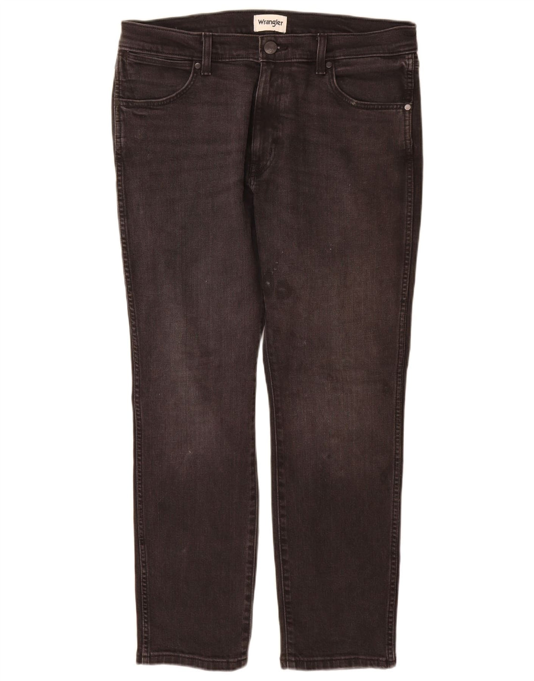 WRANGLER Ανδρικό τζιν Larston Slim W34 L30 Γκρι βαμβακερό